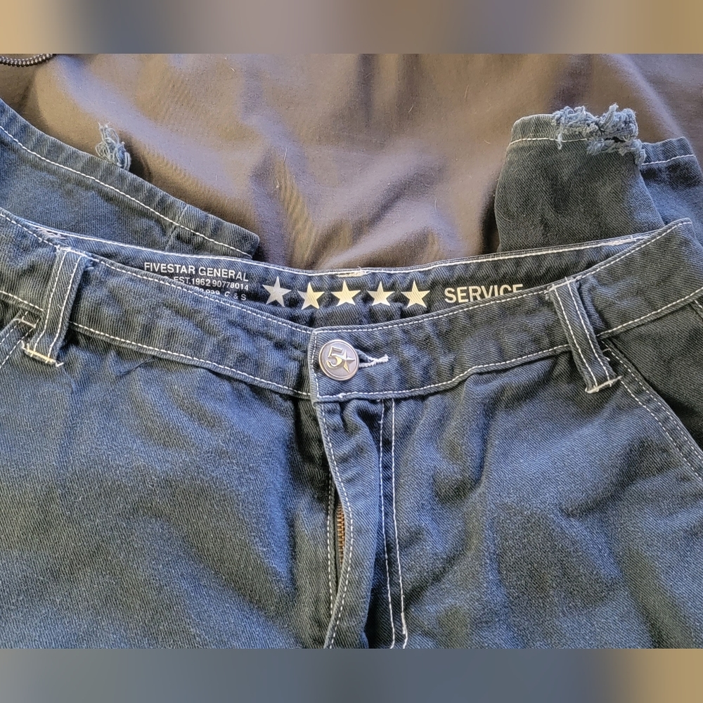 5 star blue service pants